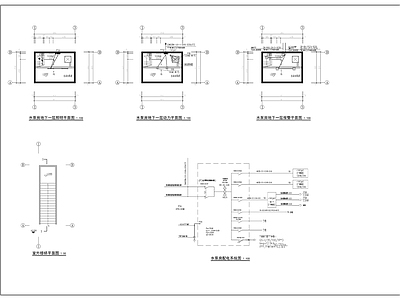 电气图 生活水泵房电气 施工图