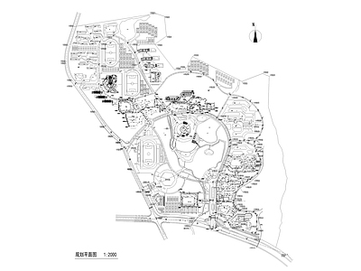 现代校园景观 校园规划设计 施工图