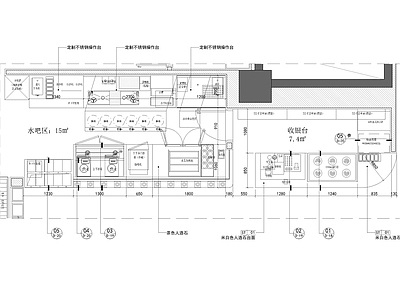 现代家具节点详图 水收银台大样 施工图