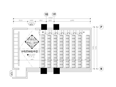 现代电影院 现代3套影厅 施工图