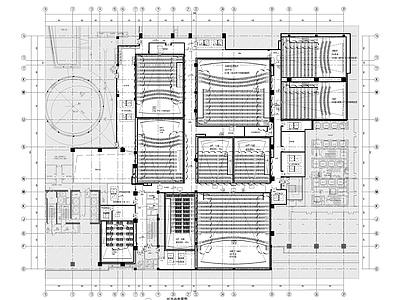 现代电影院 石家庄影 施工图