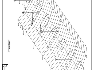 钢结构 建筑 连廊 棚 施工图