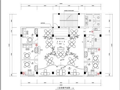 现代其他休闲娱乐空间 休闲娱乐场所 茶楼 施工图