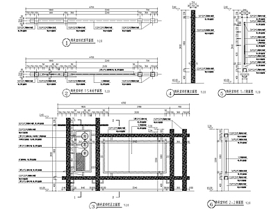 现代新中式其他景观 宣传栏 施工图