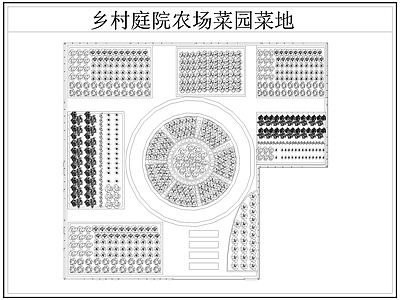 现代菜园图库 菜园菜地 农场 农作物 施工图