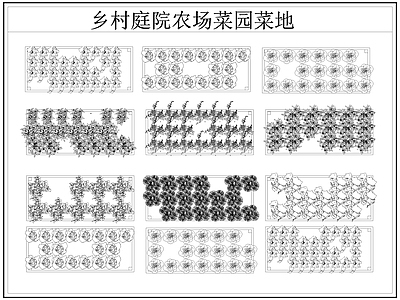 现代菜园图库 菜园菜地 菜地 农场 农作物 施工图