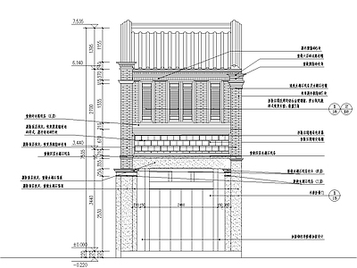 中式古建 老建筑修缮改造 施工图