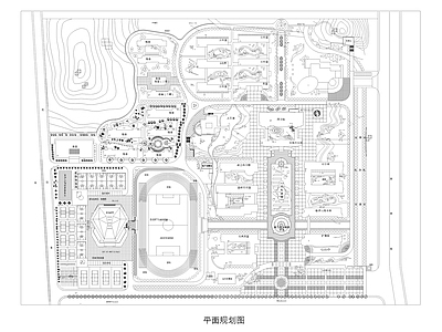 现代校园景观 施工图