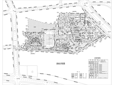 现代校园景观 施工图