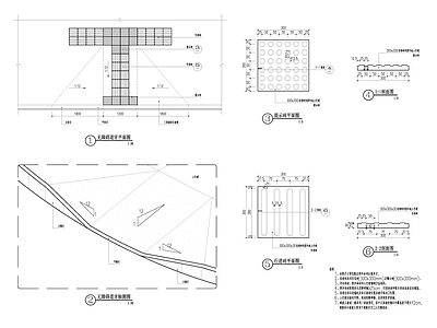 现代其他景观 市政无障碍 施工图