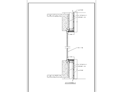 结构节点图 铝板幕墙风口节点 施工图