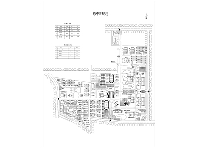 现代校园景观 大园规划 施工图