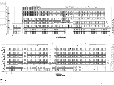 现代办公楼建筑 建筑邻里中心 施工图