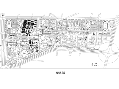 现代校园景观 校园规划布局 施工图