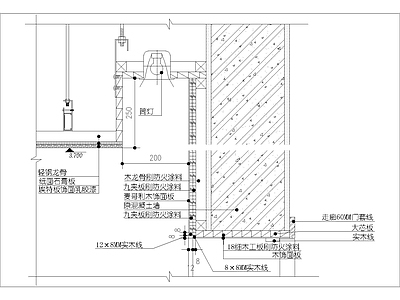 现代其他节点详图 麦哥利板套上口 节点图 施工图