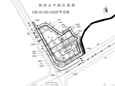 现代办公楼建筑 公交维保中心项目 施工图