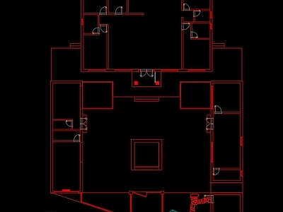 四合院 四合院 自建房 乡村建筑 施工图