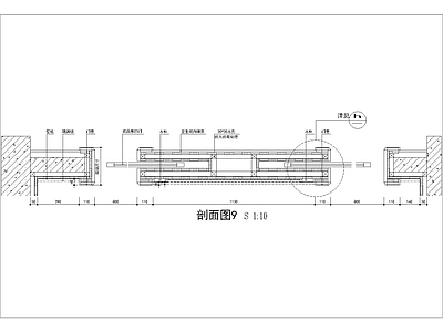 现代其他节点详图 推拉节点图 施工图