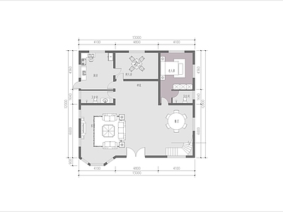 现代新中式别墅建筑 自建房 独栋别墅 施工图