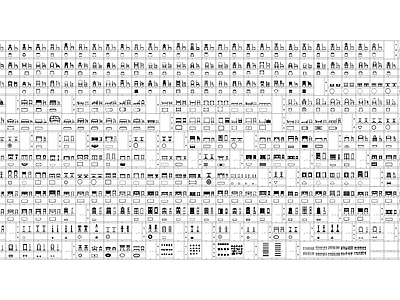 新中式欧式综合家具图库 欧式家具系列 中式家具 新中式家具 施工图