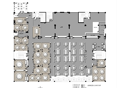 现代新中式中餐厅 1500㎡ 特色中餐厅 平面布局 施工图