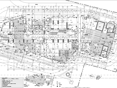 现代其他商业建筑 商住楼裙房 施工图