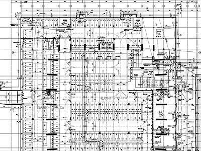 现代其他建筑 地下车库建施图 施工图