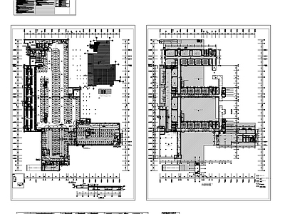 现代其他建筑 地下车库建施图 施工图