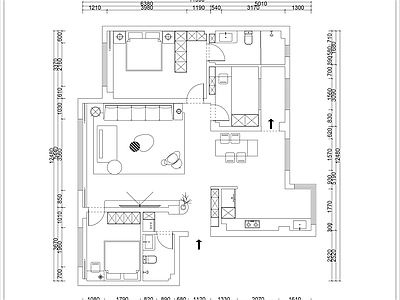 平层 大平层 施工图