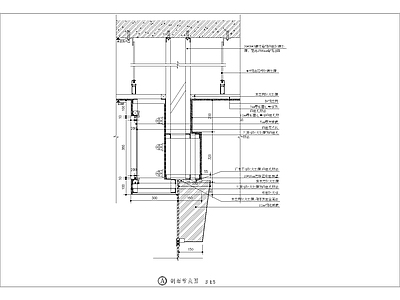 现代其他节点详图 玻璃造型节点图 施工图