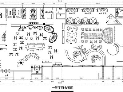 现代酒吧 酒吧平面图设计 酒吧施工平面图 音乐酒吧空间平面 施工图