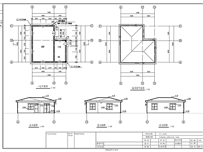 现代其他建筑 小学卫水泵房 施工图