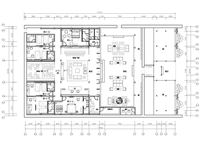 现代民宿 民宿客栈A区 施工图