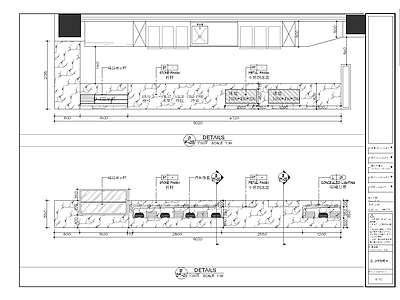 现代其他节点详图 自助餐吧详图 施工图