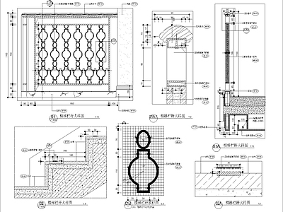 现代其他节点详图 大样 施工图