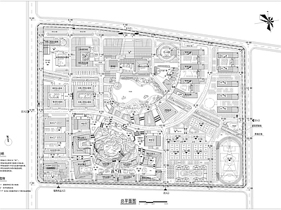 现代校园景观 规划设计图 施工图