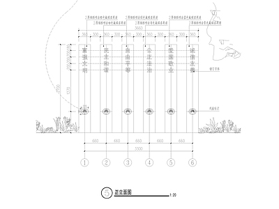 现代商业景观 现代 施工图