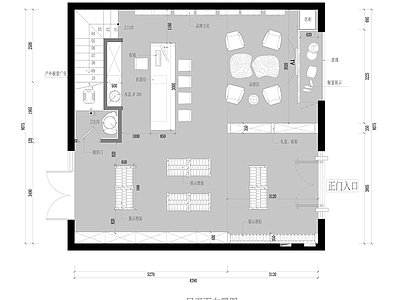 现代烟酒店 酒行展示店 施工图