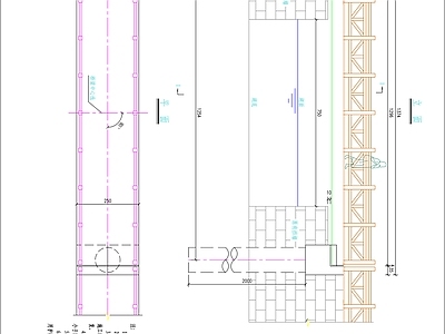 现代其他节点详图 公园栈道桥全套图 施工图