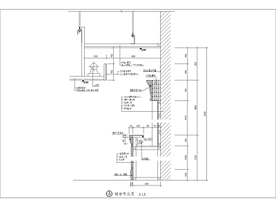 现代其他节点详图 皮革软包竖剖节点 施工图