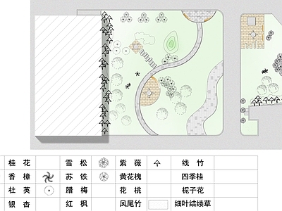 现代公园景观 小景观 施工图