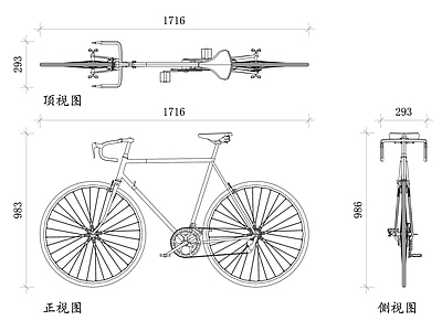 现代其他商业空间 高速自行车设计 高速自行车框架 高速自行车材料 高速自行车性能 高速自行车创新 施工图