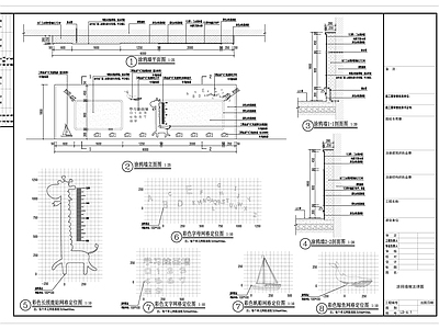 现代校园景观 幼儿园景观 涂鸦墙 施工图