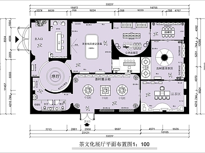 现代其他文化空间 文化展厅图 施工图