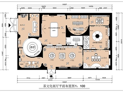 现代其他文化空间 文化展厅图 施工图