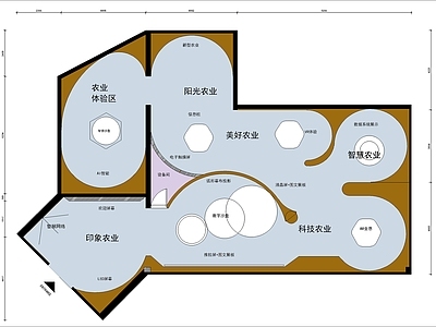 现代其他文化空间 展馆展览展厅布置 施工图