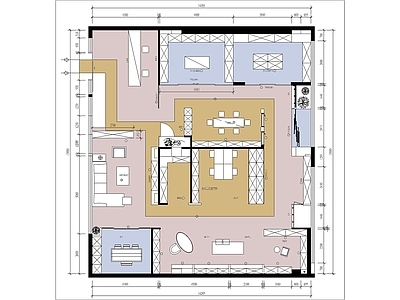 现代其他文化空间 展馆展览展厅布置 施工图