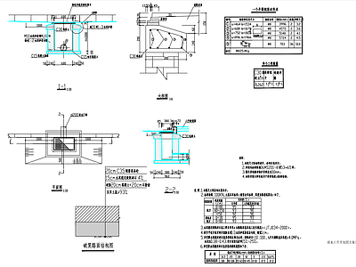 给排水节点详图 雨水口加高加固 雨水口节点 施工图