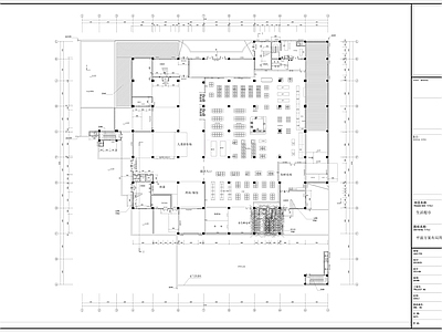 现代超市 生活超市平面图 生活超市 施工图