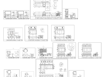 现代综合家具图库 意式家具 意式家具模型 施工图